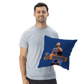 New York Knicks NBA Jalen Brunson Throw Pillow 18 x 18 inches