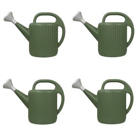 (4 pack) Gardener 2-Gallon Plastic Watering Can, Green