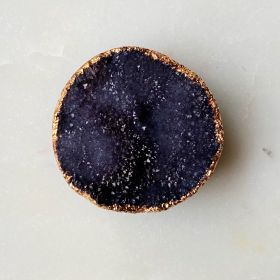 Golden Edge Natural Stone Device Grip (Color: Raw Black)